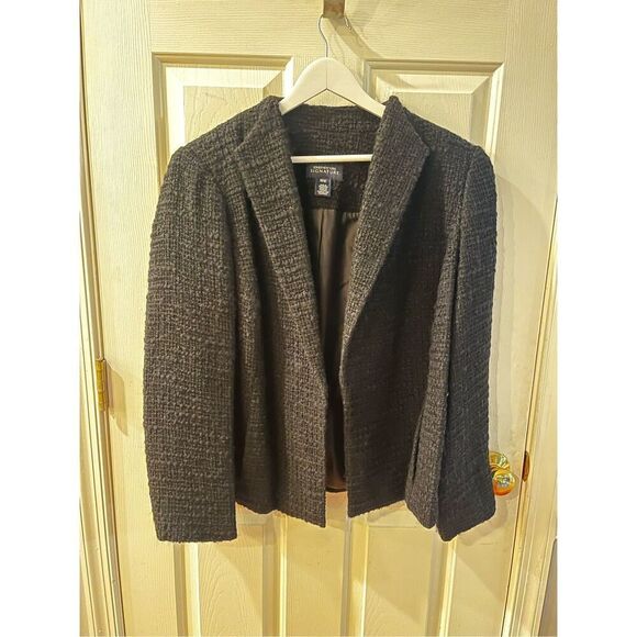 Jones New York Signature Boucle Open Front Blazer Jacket sz 16W EUC - Picture 1 of 8